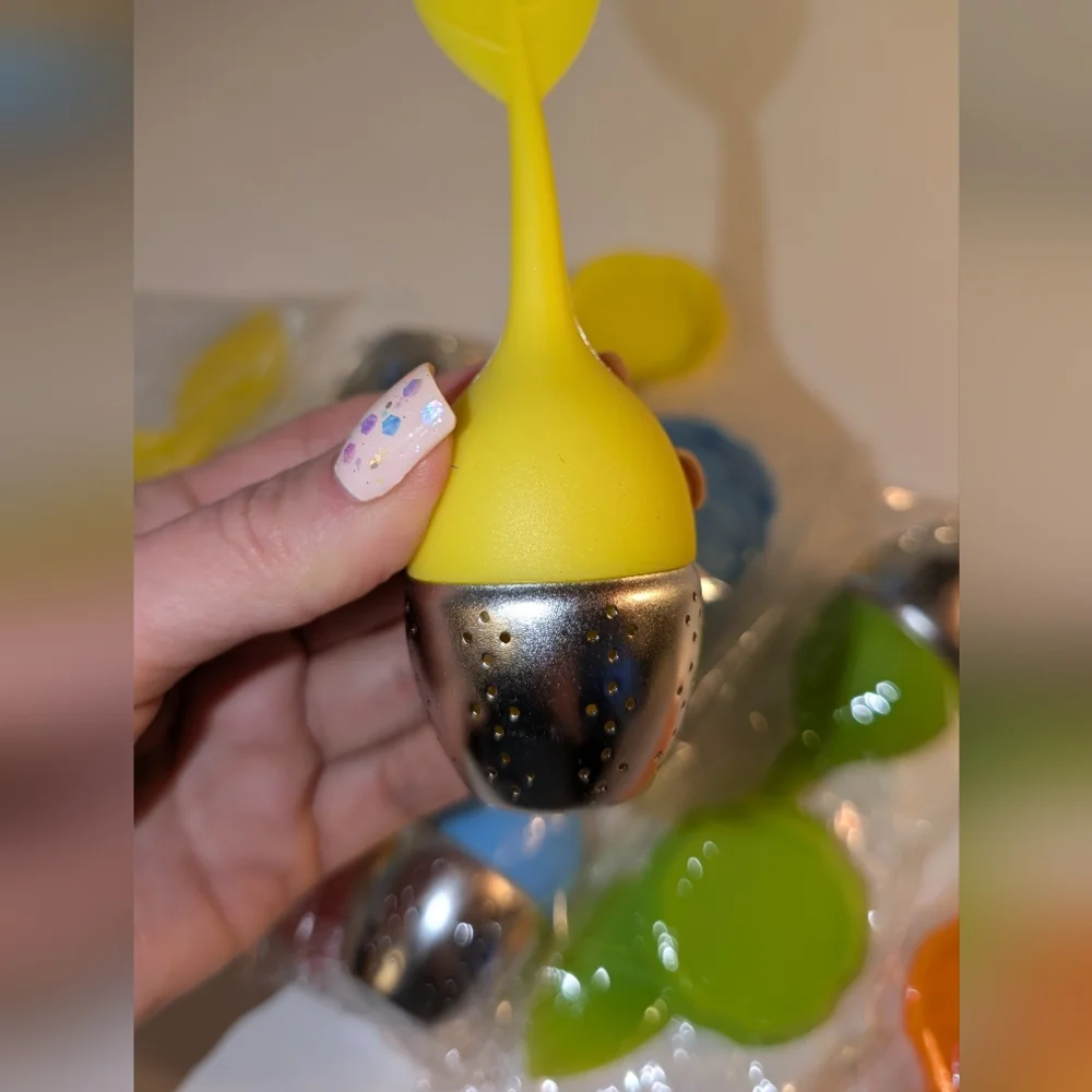Colorful Leaf Tea Infusers 5set - Picture 3 of 4